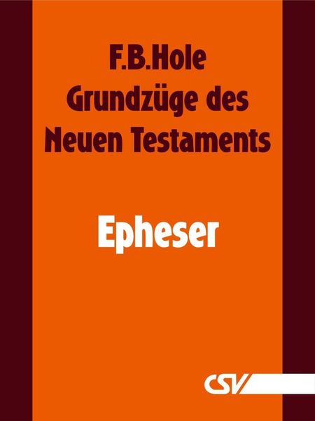 Produktbild: Grundz&uuml;ge des Neuen Testaments - Epheser