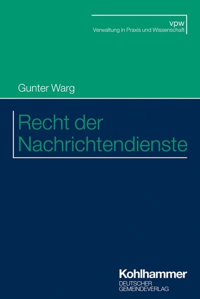 Produktbild: Recht der Nachrichtendienste