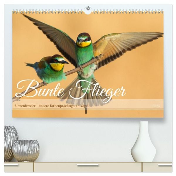 Produktbild: Bunte Flieger (hochwertiger Premium Wandkalender 2026 DIN A2 quer), Kunstdruck in Hochglanz