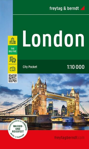Freytag & berndt Innenstadtplan London 1:10.000, Sonstige von , KOMPASS freytag und berndt, 978-3-7079-2241-7