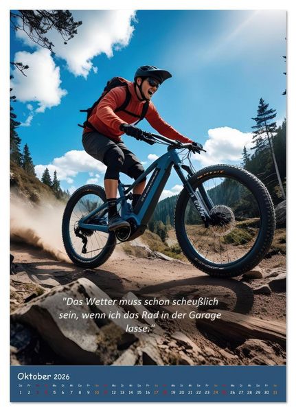 Produktbild: Leidenschaft Fahrrad (Tischkalender 2026 DIN A5 hoch), CALVENDO Monatskalender