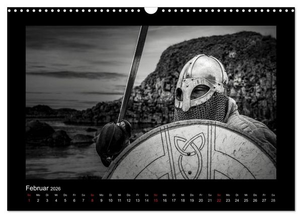 Produktbild: Wikinger und Krieger (Wandkalender 2026 DIN A3 quer), CALVENDO Monatskalender