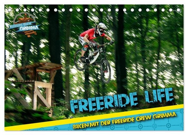Produktbild: Freeride Life (Tischkalender 2026 DIN A5 quer), CALVENDO Monatskalender