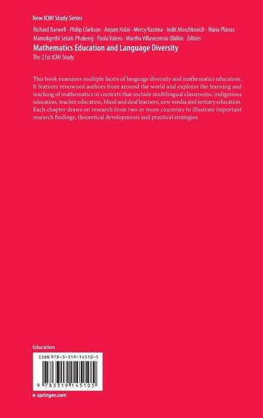Produktbild: Mathematics Education and Language Diversity