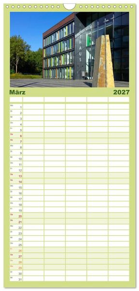 Produktbild: Familienplaner 2027 - Solinger Bilderbogen 2027 mit 5 Spalten (Wandkalender, 21 x 45 cm) CALVENDO