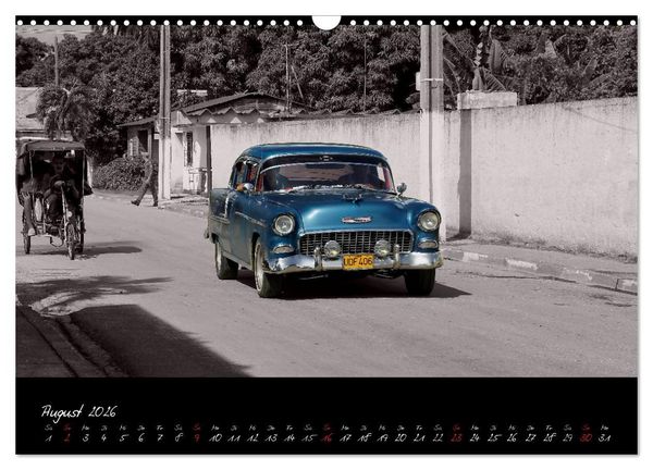 Produktbild: Kuba und die Oldtimer (Wandkalender 2026 DIN A3 quer), CALVENDO Monatskalender