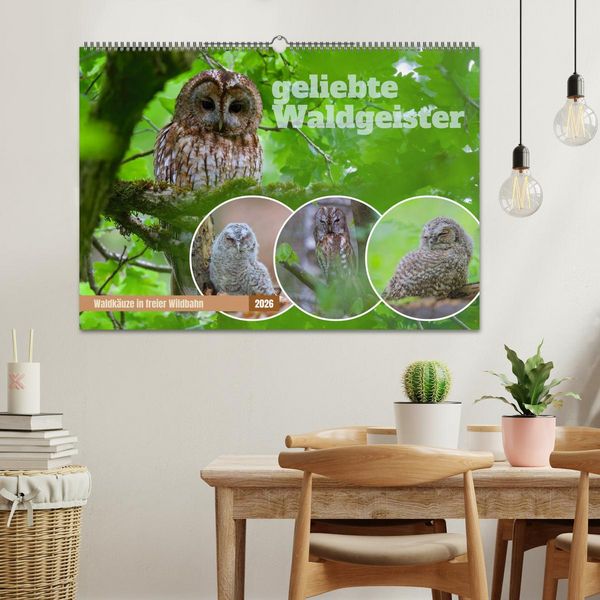 Produktbild: geliebte Waldgeister (Wandkalender 2026 DIN A2 quer), CALVENDO Monatskalender