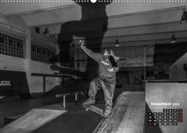 Produktbild: Auf dem Skateboard (Wandkalender 2022 DIN A2 quer)