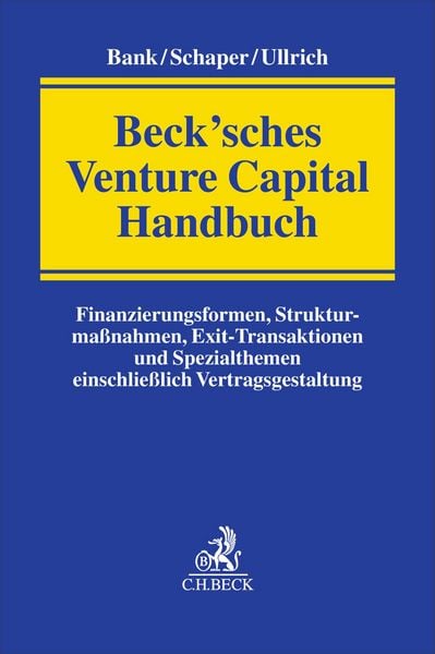 Produktbild: Beck&rsquo;sches Venture Capital Handbuch