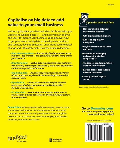 Produktbild: Big Data For Small Business For Dummies