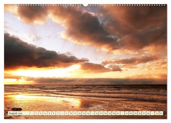 Produktbild: Ostsee - Impressionen (Wandkalender 2026 DIN A2 quer), CALVENDO Monatskalender