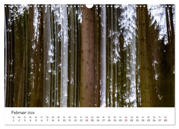 Produktbild: Abstrakte Naturerlebnisse - ICM (Intentional Camera Movement) Fotografie (Wandkalender 2026 DIN A3 quer), CALVENDO Monatskalender