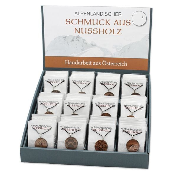 Produktbild: Sortiment Alpenl&auml;ndischer Nussholz Anh&auml;nger, R416