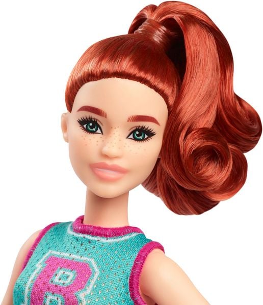 Produktbild: Barbie Fashionista Puppe im Jersey-Oberteil und Faltenrock