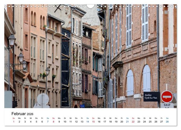 Produktbild: Frankreichs gro&szlig;e St&auml;dte - Toulouse (Wandkalender 2026 DIN A3 quer), CALVENDO Monatskalender