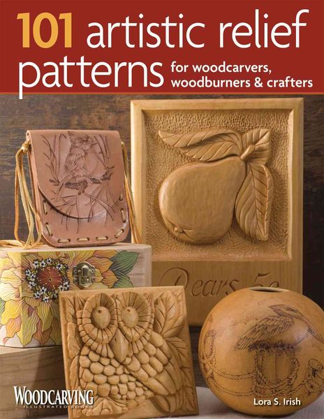 Produktbild: 101 Artistic Relief Patterns for Woodcarvers, Woodburners & Crafters