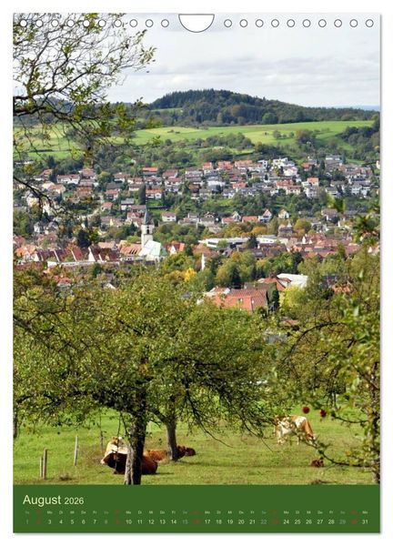 Produktbild: Pfullingen ... meine Stadt (Wandkalender 2026 DIN A4 hoch), CALVENDO Monatskalender
