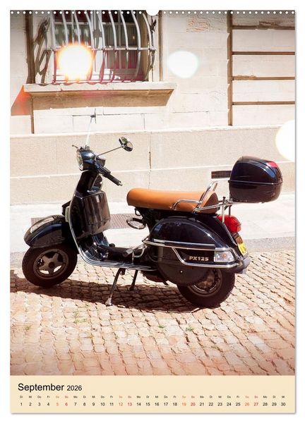 Produktbild: Meine Roller Vesparade (hochwertiger Premium Wandkalender 2026 DIN A2 hoch), Kunstdruck in Hochglanz