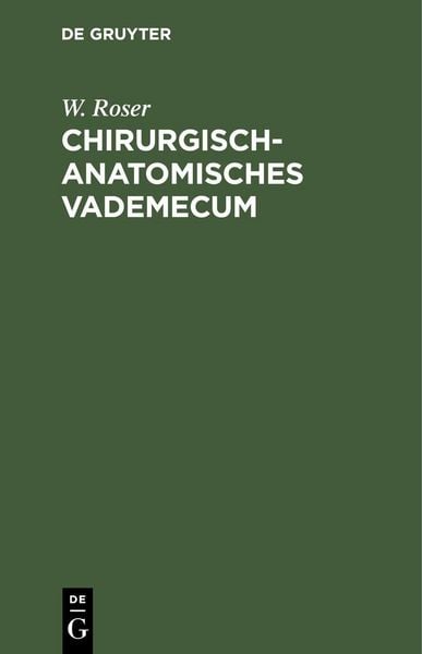 Produktbild: Chirurgisch-Anatomisches Vademecum