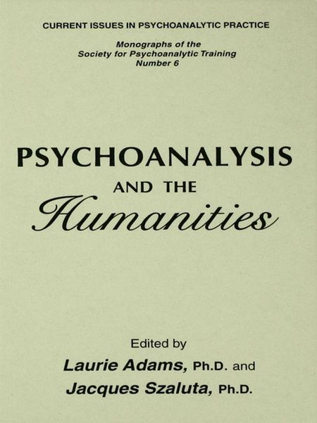 Produktbild: Psychoanalysis And The Humanities