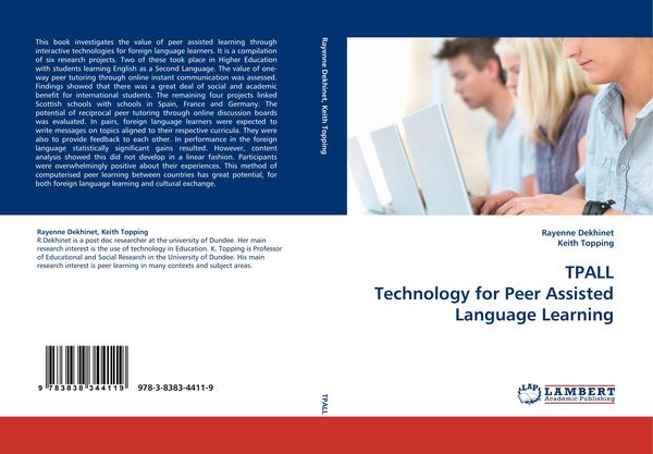 Produktbild: TPALL Technology for Peer Assisted Language Learning