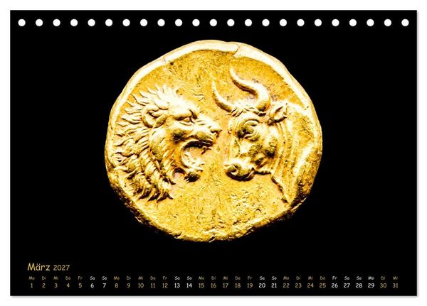 Produktbild: AURUM Das unverg&auml;ngliche Element (Tischkalender 2027 DIN A5 quer), CALVENDO Monatskalender