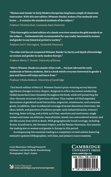 Produktbild: Women and Gender in Early Modern Europe