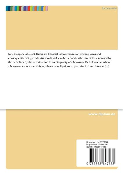 Produktbild: Modeling Credit Risk and Pricing Credit Derivatives