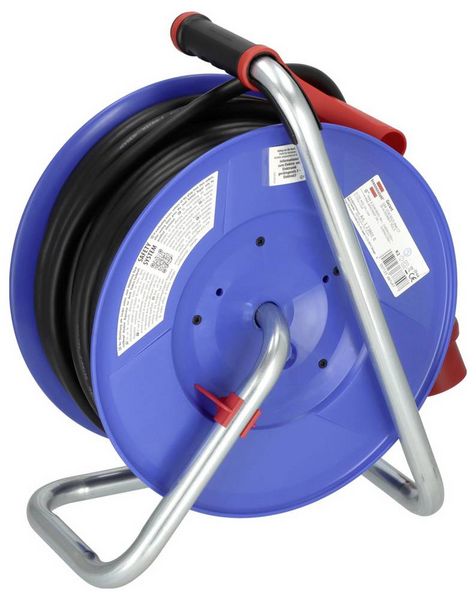 Produktbild: Brennenstuhl 1238010 Kabeltrommel 30 m Schwarz CEE-Stecker 16 A 5polig
