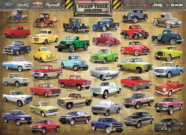 Produktbild: Puzzle 1000 Teile - Pickup Truck Evolution