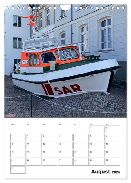 Produktbild: Warnem&uuml;nde Urlaub f&uuml;r zu Hause (Wandkalender 2026 DIN A4 hoch), CALVENDO Monatskalender