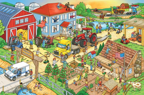 Produktbild: My Big Wimmelbook&reg; - On the Farm - A Look-and-Find Book (Kids Tell the Story)