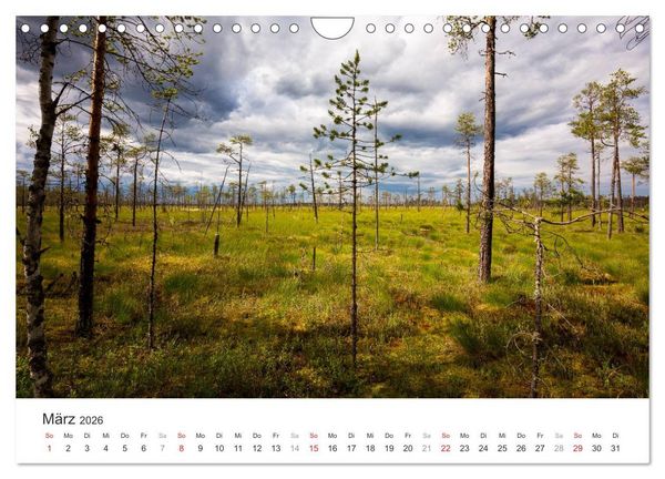 Produktbild: Russlands Norden 2026 (Wandkalender 2026 DIN A4 quer), CALVENDO Monatskalender