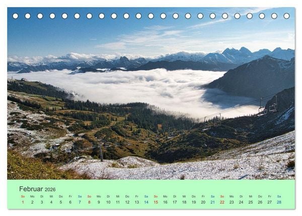 Produktbild: Zauber der Alpen (Tischkalender 2026 DIN A5 quer), CALVENDO Monatskalender