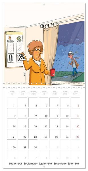 Produktbild: OK, Boomer - Cartoons (Wall Calendar 2026 12 &times; 12 Inch) CALVENDO 12 Month Wall Calendar
