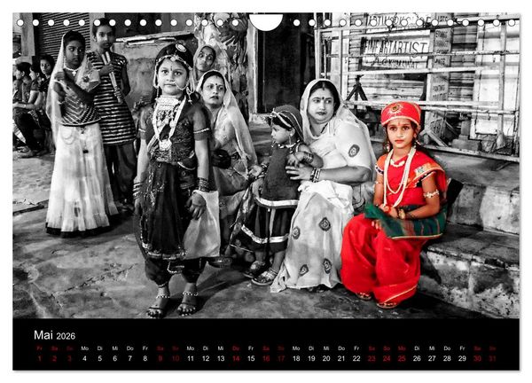 Produktbild: Indien Colorkey (Wandkalender 2026 DIN A4 quer), CALVENDO Monatskalender