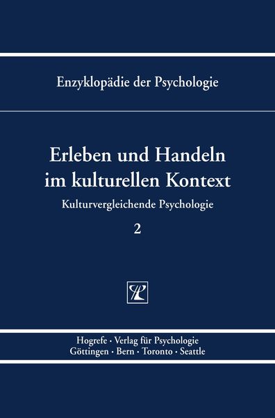 Produktbild: Erleben und Handeln im kulturellen Kontext