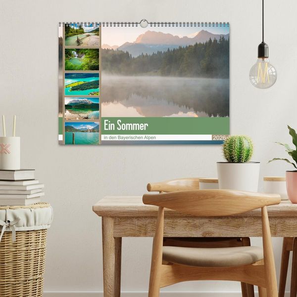 Produktbild: Ein Sommer in den Bayerischen Alpen (Wandkalender 2026 DIN A3 quer), CALVENDO Monatskalender