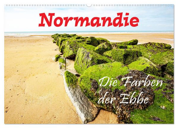 Produktbild: Normandie Die Farben der Ebbe (Wandkalender 2026 DIN A2 quer), CALVENDO Monatskalender