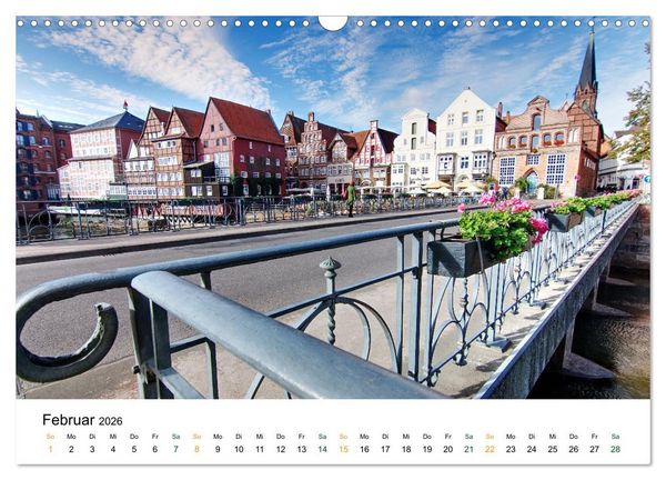 Produktbild: L&uuml;neburg (Wandkalender 2026 DIN A3 quer), CALVENDO Monatskalender