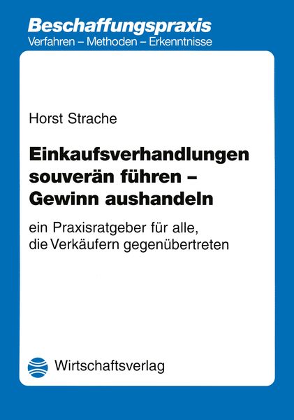Produktbild: Einkaufsverhandlungen souver&auml;n f&uuml;hren - Gewinn aushandeln
