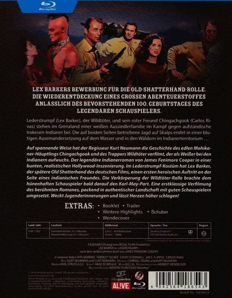 Produktbild: Lederstrumpf - Der Wildt&ouml;ter (HD-Neuabtastung)