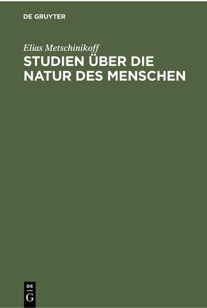 Produktbild: Studien &uuml;ber die Natur des Menschen