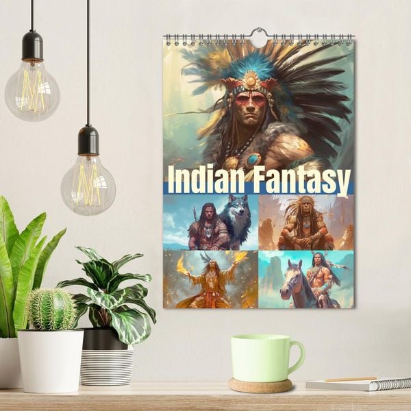 Produktbild: Indian Fantasy (Wandkalender 2026 DIN A4 hoch), CALVENDO Monatskalender