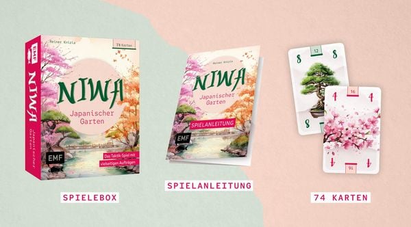 Produktbild: Kartenspiel: Niwa &ndash; Japanischer Garten: Das Taktik-Spiel mit vielseitigen Auftr&auml;gen