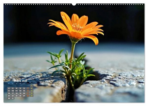 Produktbild: Die Welt in Orange (Wandkalender 2026 DIN A2 quer), CALVENDO Monatskalender