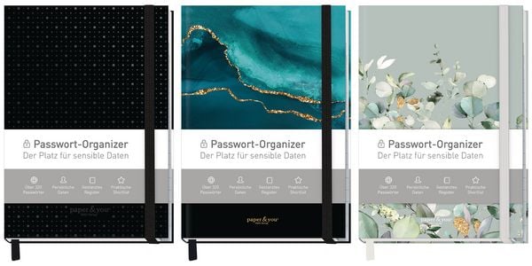 Produktbild: Passwort-Organizer A6+
