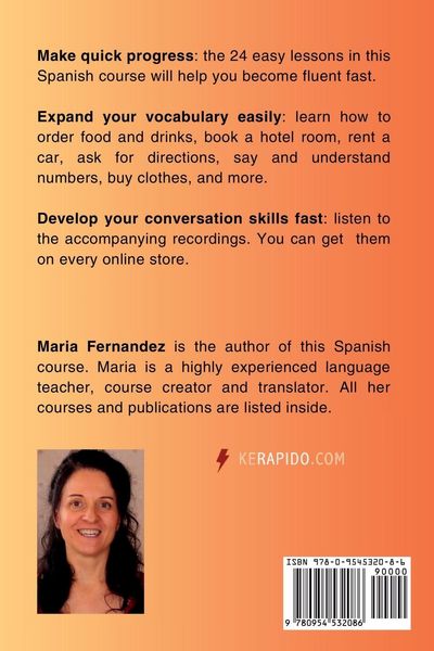 Produktbild: Learn Spanish at Your Own Pace. Step-by-Step Course for Beginners