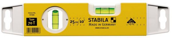Produktbild: Stabila Type 70 T 2199 Torpedo-Wasserwaage 25cm 0.5 mm/m