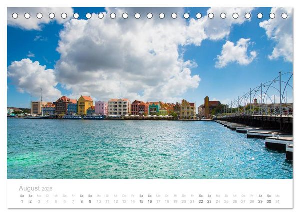 Produktbild: Trauminsel Cura&ccedil;ao (Tischkalender 2026 DIN A5 quer), CALVENDO Monatskalender